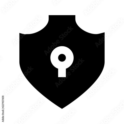 Shield Lock Security Protect Protection Secure vector icon