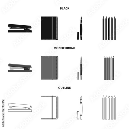 Photos Isolated object of office and supply symbol
