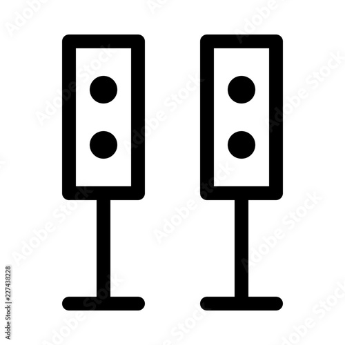 Speaker Music Home Cinema Multimedia Media Gui Web vector icon