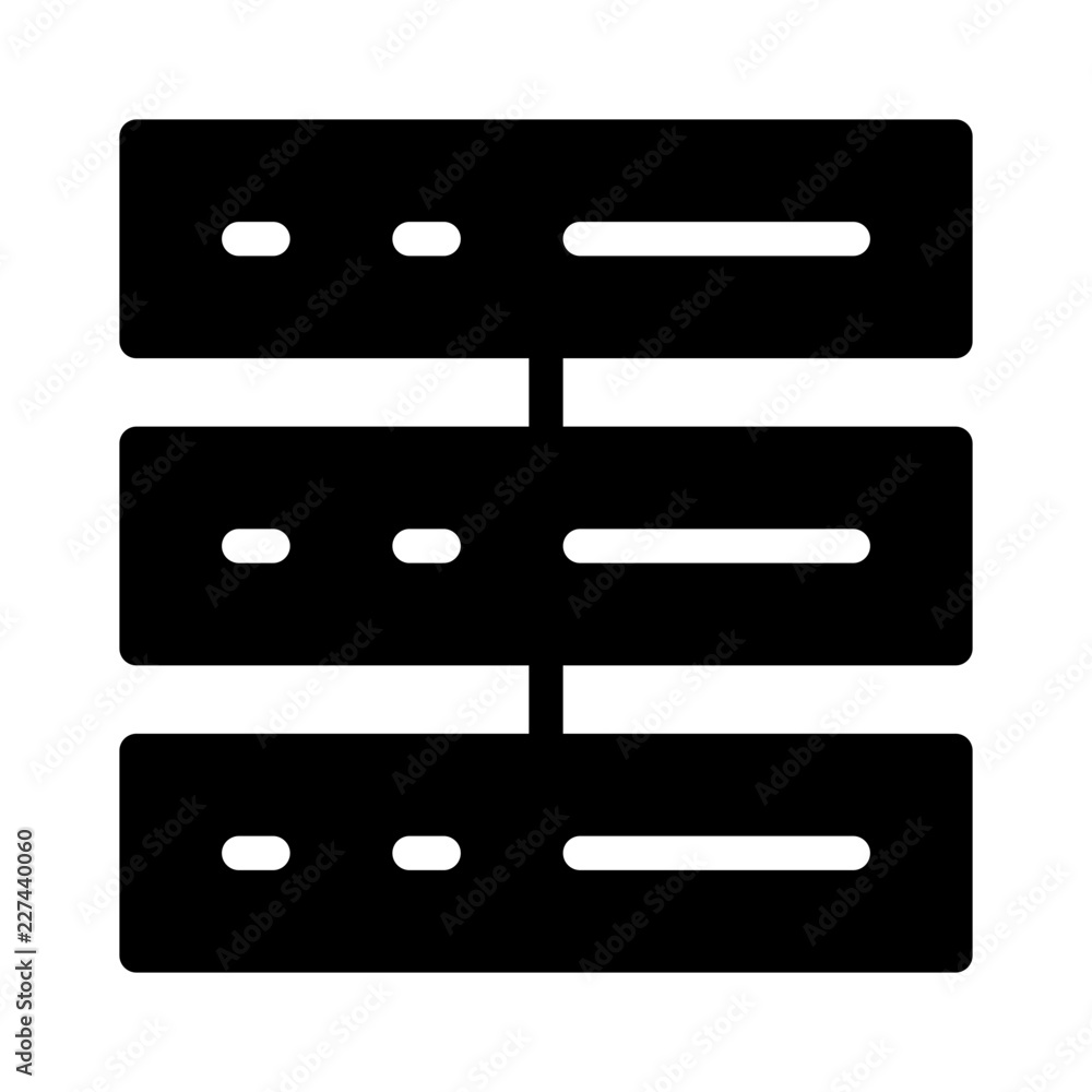 Server Electronics Devices Technology Products vector icon Server Electronics Devices Technology Products vector icon
