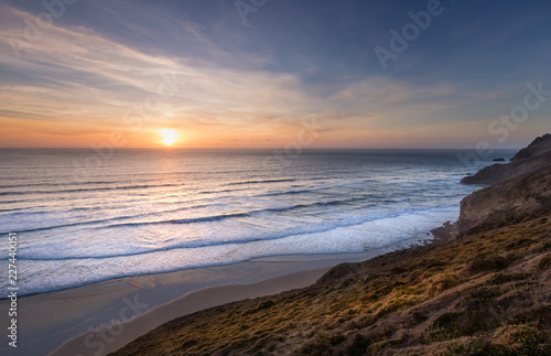 Sunset on th North Cornwall Coast