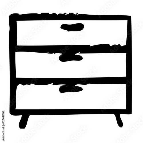 Sideboard 2 Furniture Interior Architecture Indoor vector icon