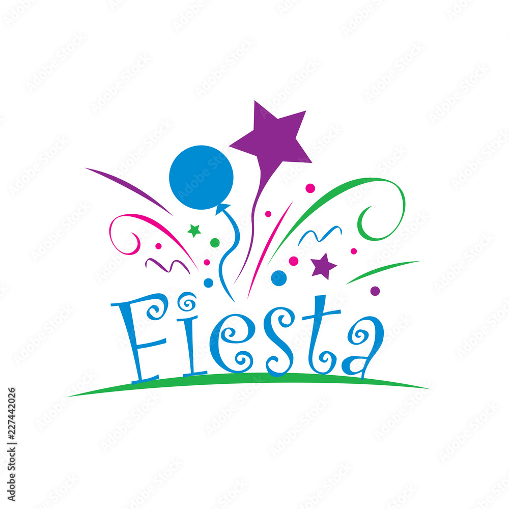Abstract logo for the Fiesta. Vector illustration. Abstract logo for the Fiesta. Vector illustration.