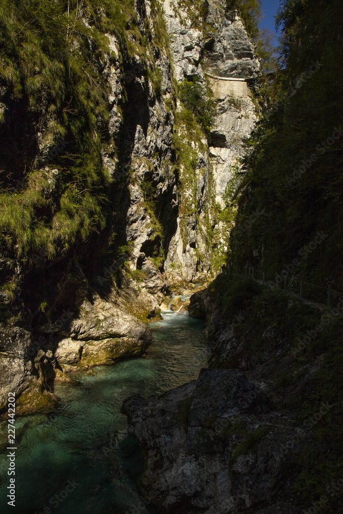 Tolmin Canyon, Slovenia Tolmin Canyon, Slovenia