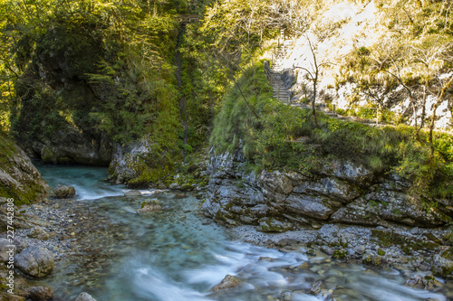 Fototapeta Naklejka Na Ścianę i Meble -  Tolmin Canyon, Slovenia