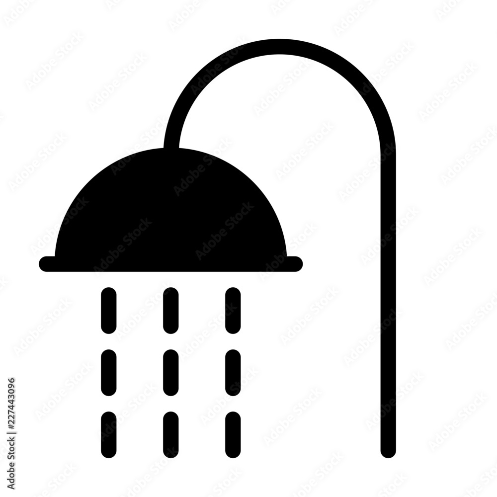 Shower Hotel Service Booking Trip Travel vector icon Shower Hotel Service Booking Trip Travel vector icon