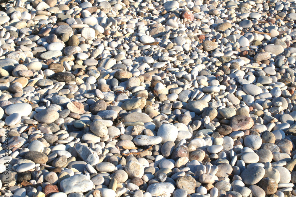 White pebble stone texture background White pebble stone texture background
