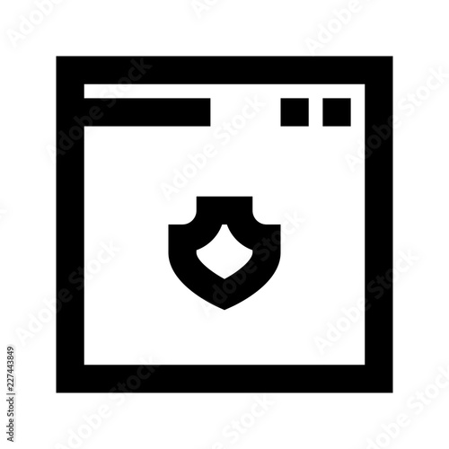 Software Shield Security Protect Protection Secure vector icon