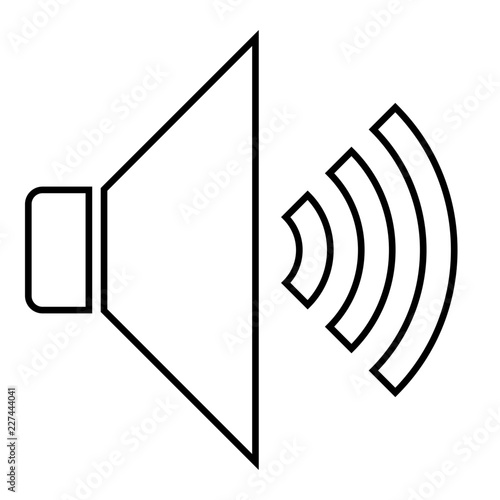 Speaker Loud vector icon
