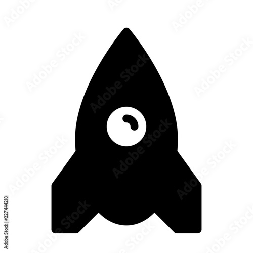 Spaceship Space Nasa Astronomy Sci FI vector icon