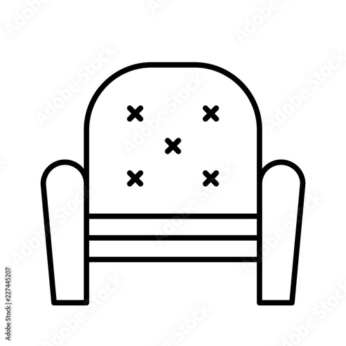 Seat Cinema Movie Theater Film vector icon