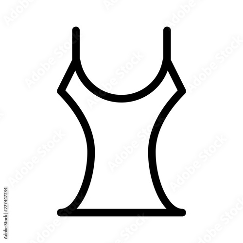 Top Women Clothes Fashion Wear Laundry Clothing vector icon