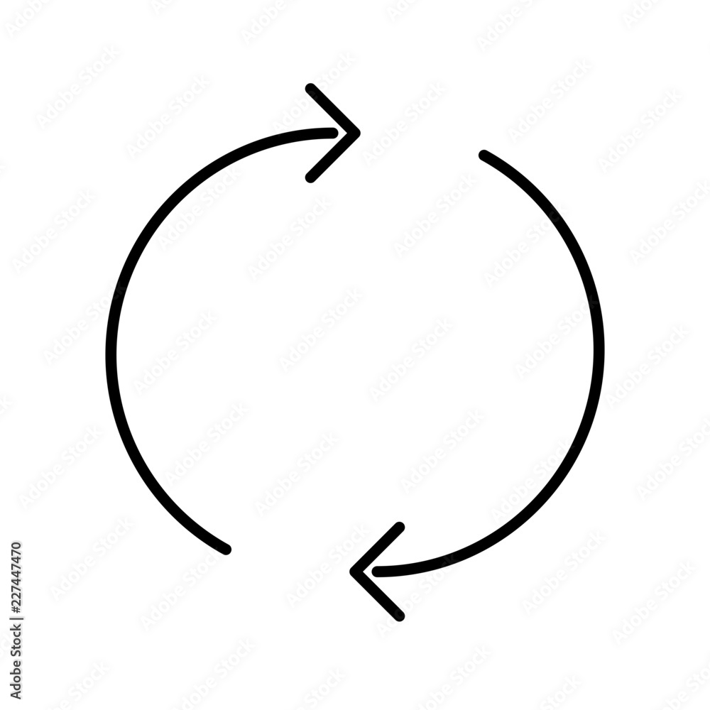 Sync Interface UI UX Software App vector icon Sync Interface UI UX Software App vector icon
