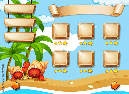 Summer day game template