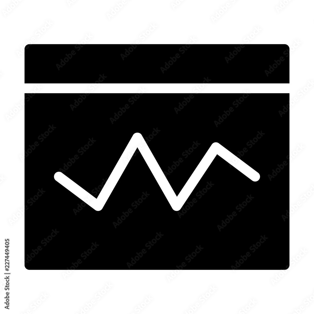 Statistics Interface App Gui Software Buttons vector icon Statistics Interface App Gui Software Buttons vector icon