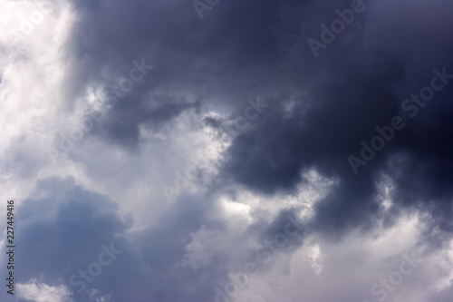 storm cloud on sunny day © Radnatt