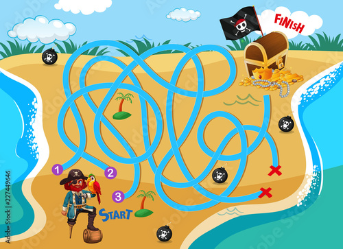 Pirate find way to treasure