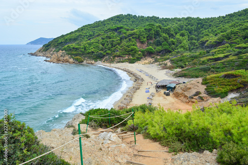 Fototapeta Naklejka Na Ścianę i Meble -  Small beach on Lefkada island in greece