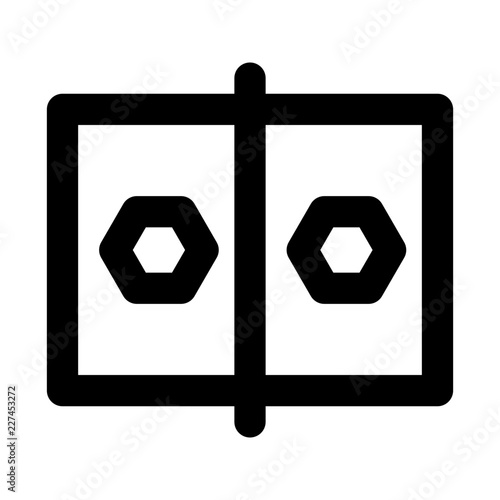 Stereograph Object Cinema Depth OF Field vector icon