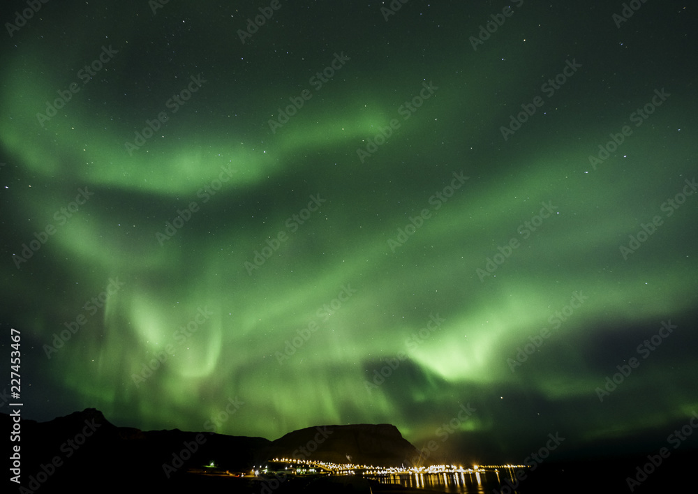Northern Light dancing across the Icelandic Sky in September