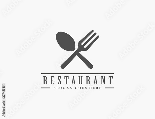 Restaurant logo template