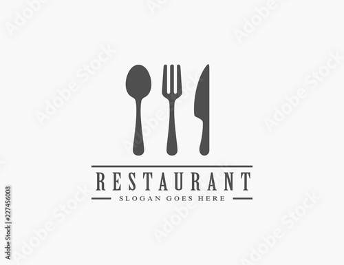 Restaurant logo template