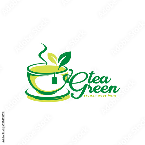 Tea logo template