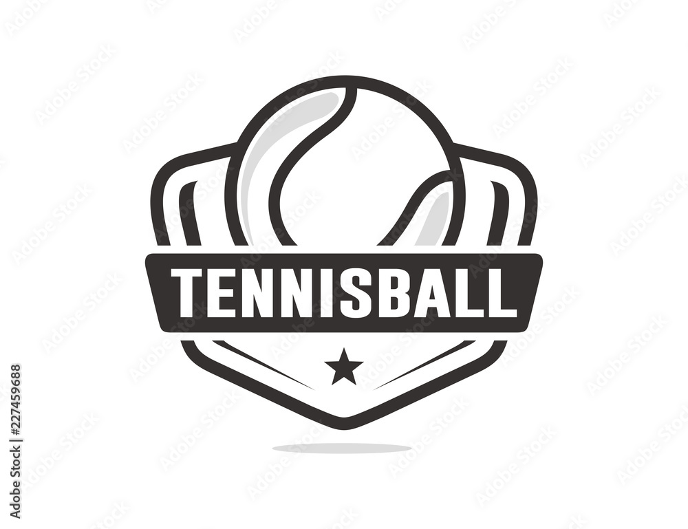 Tennis logo template