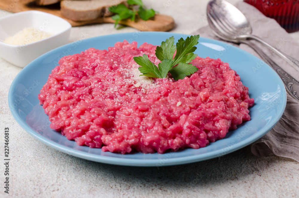 Traditional beetroot risotto Traditional beetroot risotto