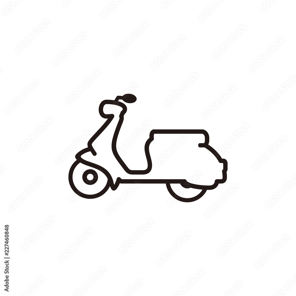 Scooter icon symbol