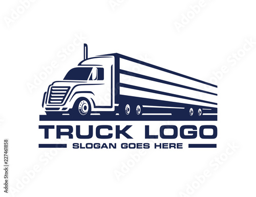 Truck logo template