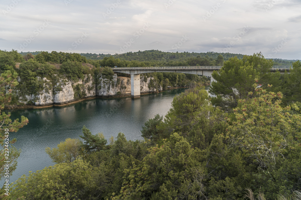 Brücke über den Verdon auf der Route d'Artignosc