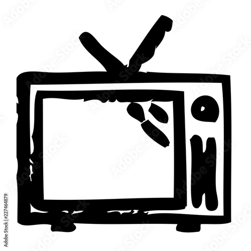 Television Electronic Devices Hardware Electric Equipment vector icon