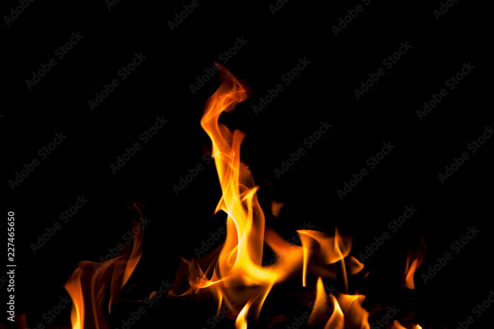 Abstract fire on black background
Abstract fire on black background