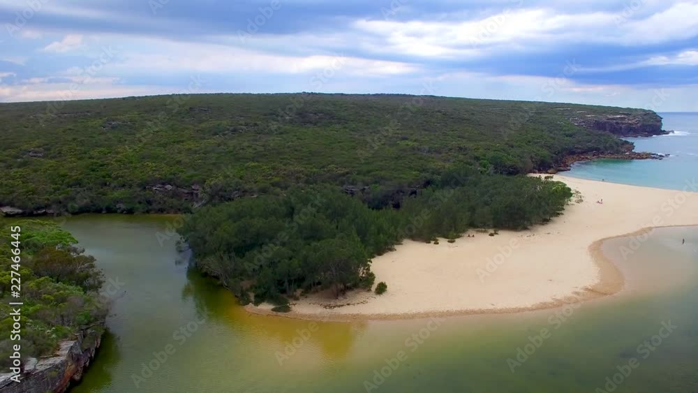 Aerial view of Royal National park near Sydney, Australia Aerial view of Royal National park near Sydney, Australia