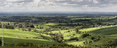 A view over the Vale of York from the Yorkshire Wolds photo