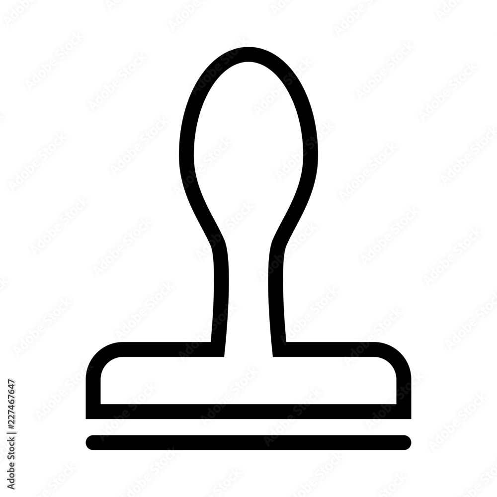 Stamp Bank Business Finance Business vector icon Stamp Bank Business Finance Business vector icon