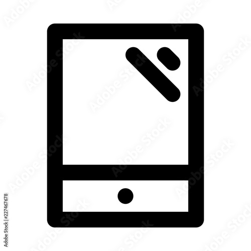 Tablet Electronics Devices Technology Products vector icon