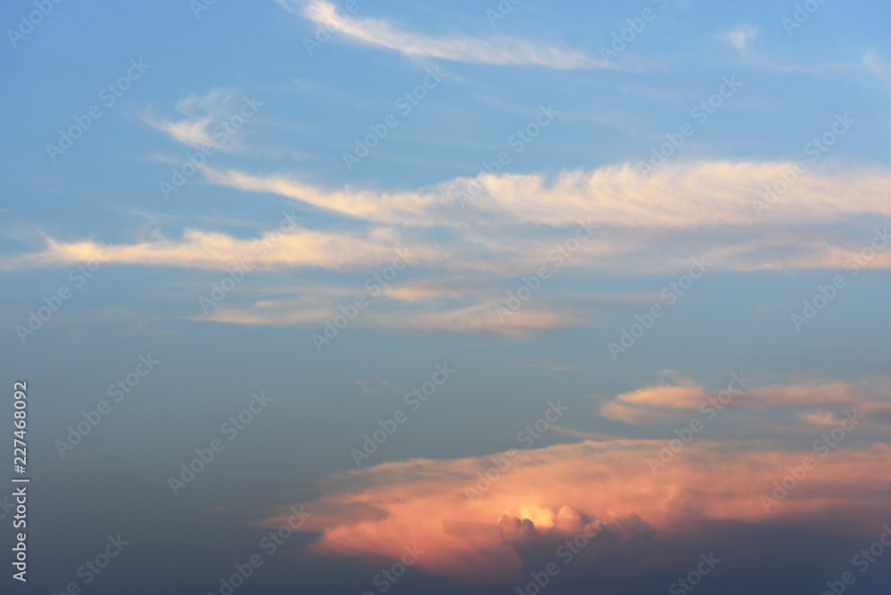 Beautiful fairy clouds in the sky Beautiful fairy clouds in the sky