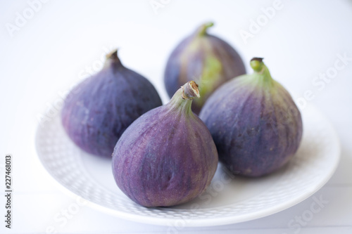 fresh figs on a table