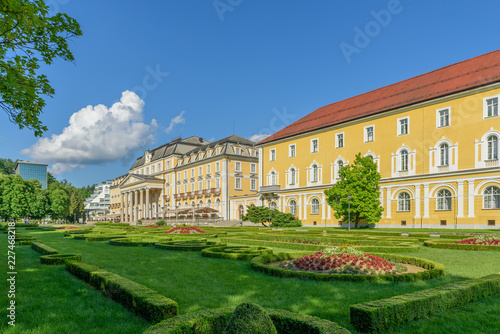 ROGASKA-SLATINA, SLOVENIA - MAY 26, 2018: View on Grand hotel. Copy space for text.