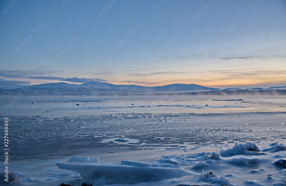 Winter landscapes in northern Norway Winter landscapes in northern Norway