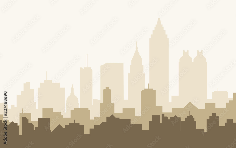Atlanta  Morning Skyline