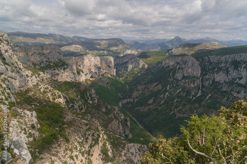 Panoramastrasse La Route des Crêtes im Grand Canyon du Verdon Panoramastrasse La Route des Crêtes im Grand Canyon du Verdon