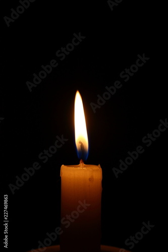 candle in the dark