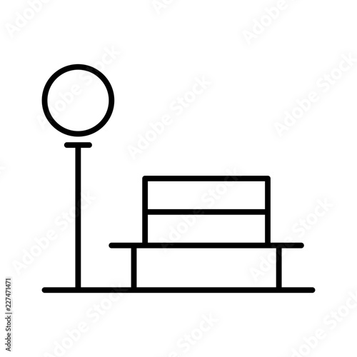 Street Seat City Town Map Locations vector icon