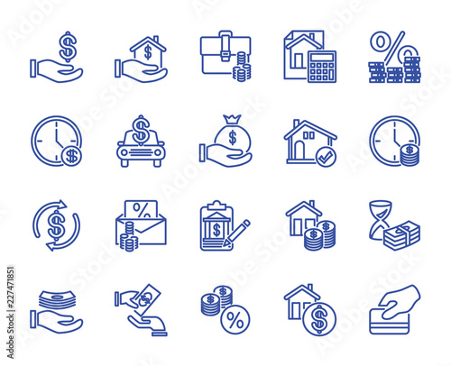 vector lines icons