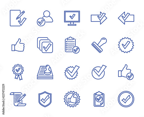 vector lines icons