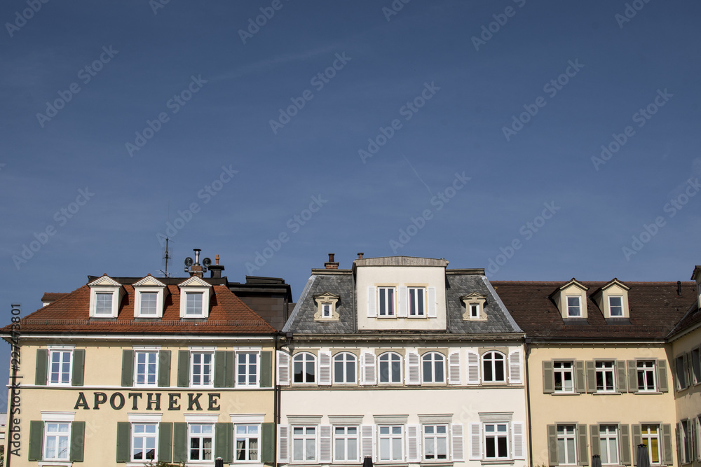 houses at the market place in the city ludwigsburg germany houses at the market place in the city ludwigsburg germany
