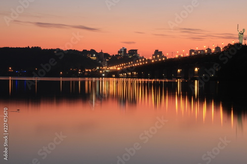 sunset in Kyiv Ukraine © Serhiy